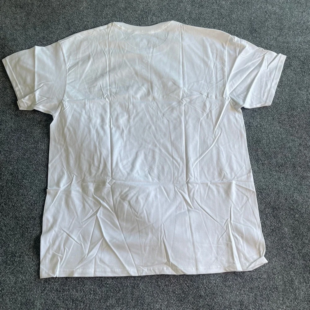 Athletic Works Mens White Short Sleeve Pocket T-Shirt 100% Cotton Size L 42-44 - Picture 5 of 6